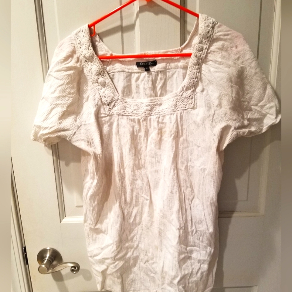 George Plus Off White Blouse